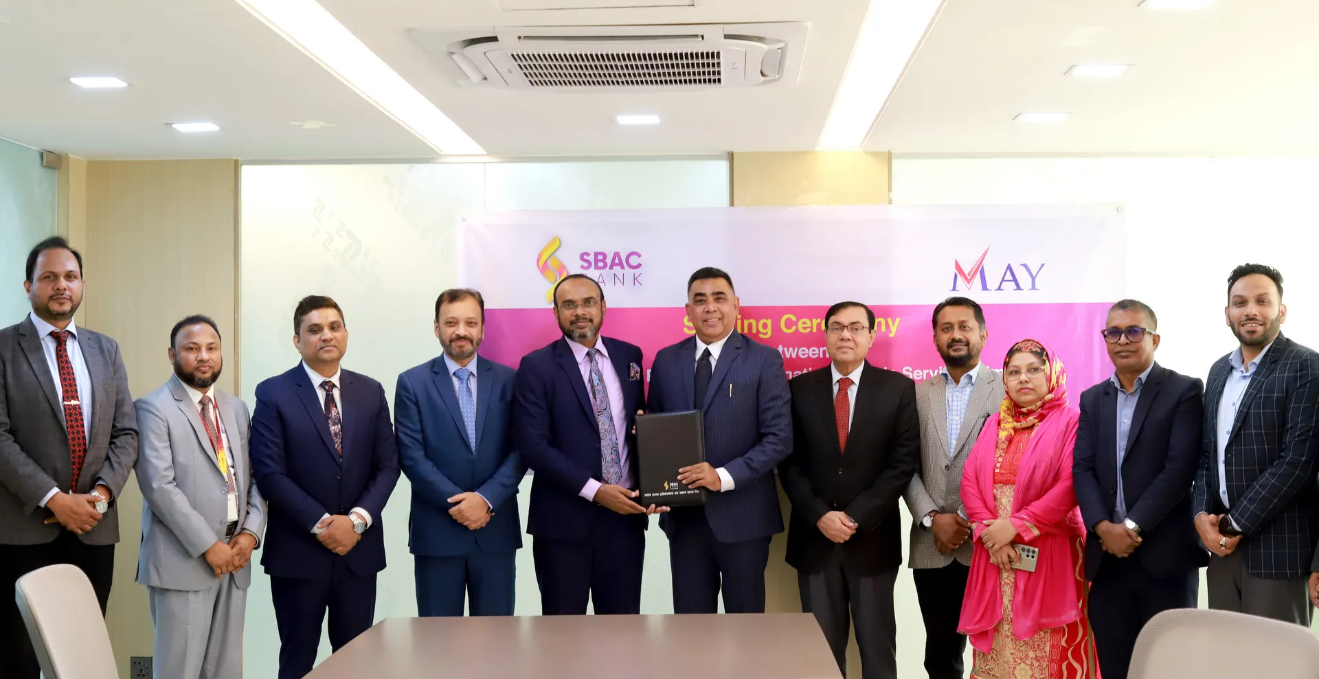 SBAC Bank Signs an agreement with MAY International Trade Services