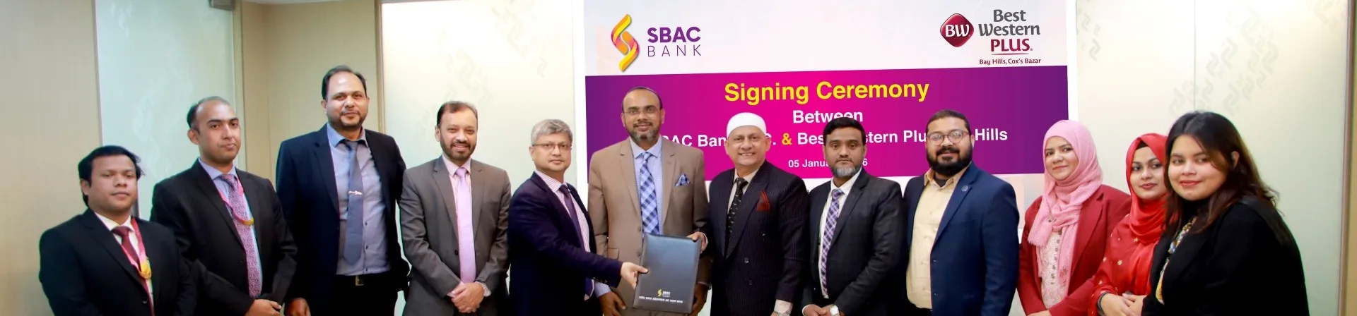 SBAC SBAC Bank PLC Signs MoU with Best Western Plus Bay Hills Hotel