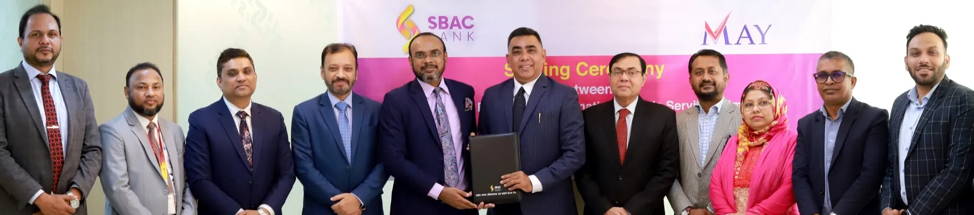 SBAC SBAC Bank Signs an agreement with MAY International Trade Services
